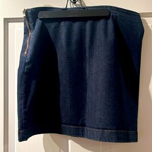 Ann Taylor Denim Mini Skirt